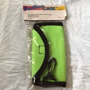 Eye glass case belt loop hook